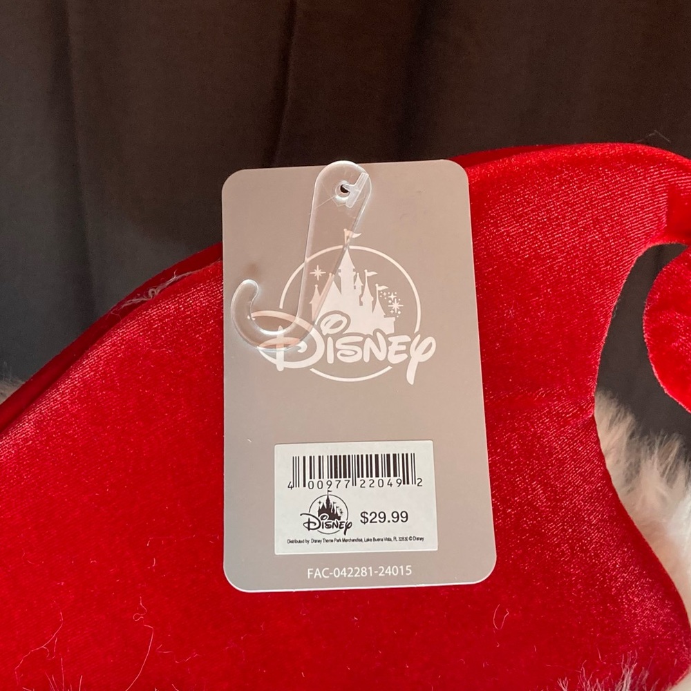 Disney Parks Jack Skellington Santa Holiday Christmas Baseball Cap - Picture 5 of 10